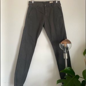 Selected Homme Dark Green Chino Trouser